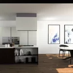 Villa sul lago con design moderno
