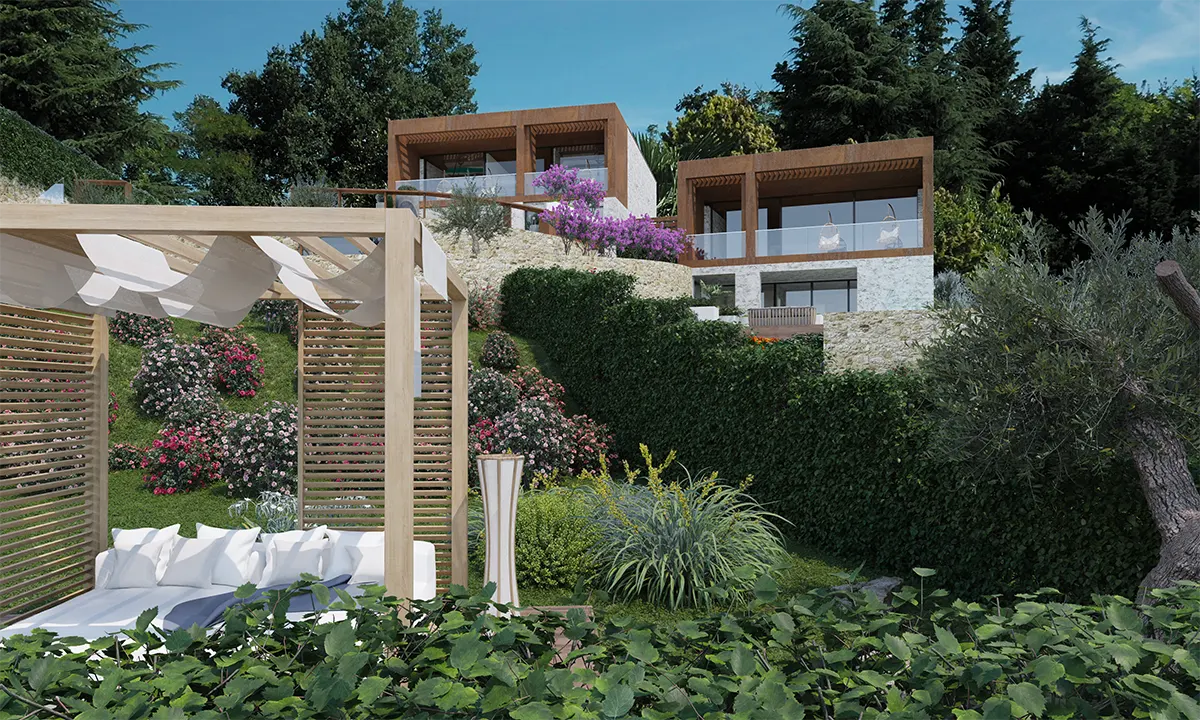 Villa sul Lago di Garda con giardino