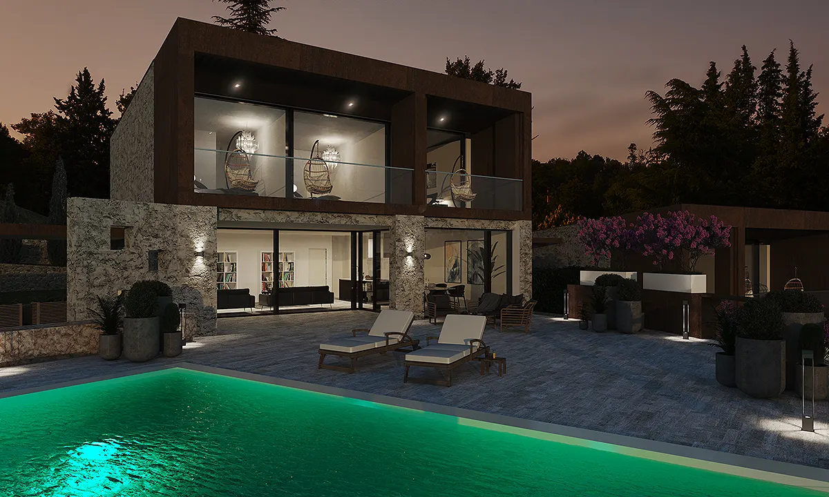 Villa sul Lago con piscina