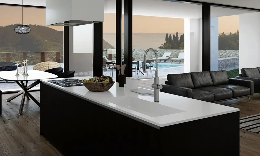 Villa sul Lago con open space